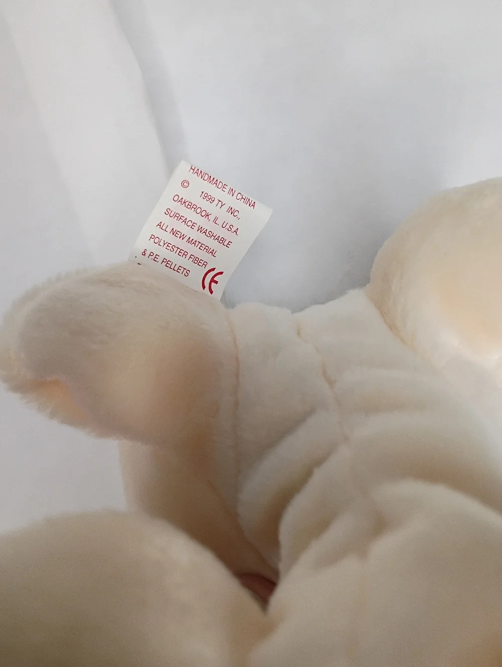TY Plush Bunny - Cream Rabbit Small Pets Toy